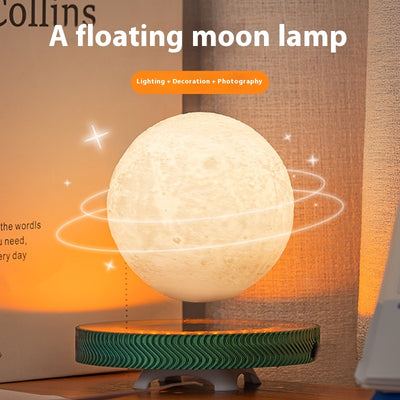 Lámpara Nocturna Luna con Levitación Magnética - Decoración Creativa