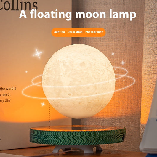 Lámpara Nocturna Luna con Levitación Magnética - Decoración Creativa
