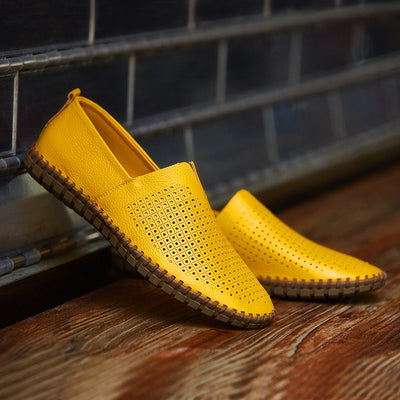 Zapatos de Cuero para Conducir - Mocasines Cómodos Hombre Talla Grande - Image 4