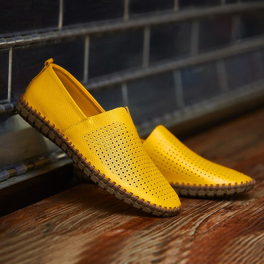 Zapatos de Cuero para Conducir - Mocasines Cómodos Hombre Talla Grande - Image 4