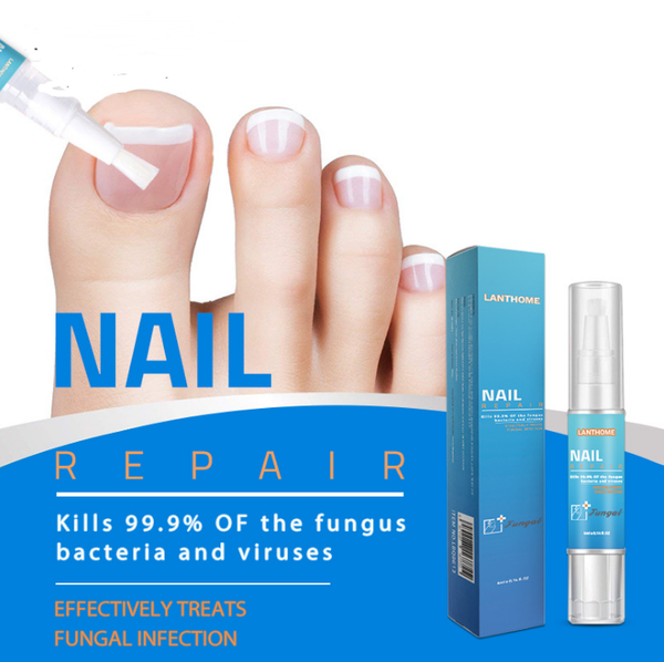 Solución Reparadora de Uñas con Película Protectora y Líquido Antibacterial