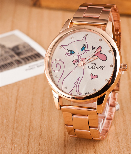 Reloj de Pulsera Unisex Explosion Models - Acero Inoxidable y Cuarzo Blanco