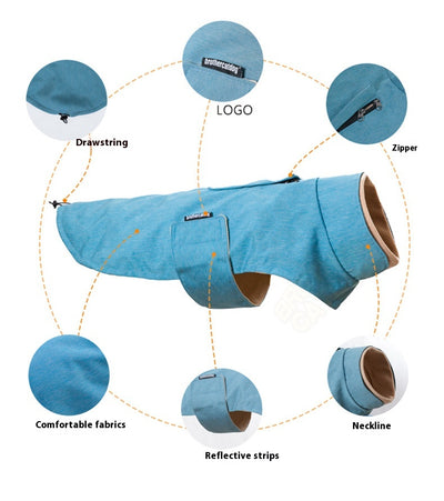 Chaleco Térmico para Perros Medianos y Grandes - Resistente al Agua y Lavable - Image 14