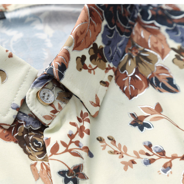 Camisa Floral Moderna para Hombre