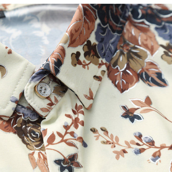 Camisa Floral Moderna para Hombre