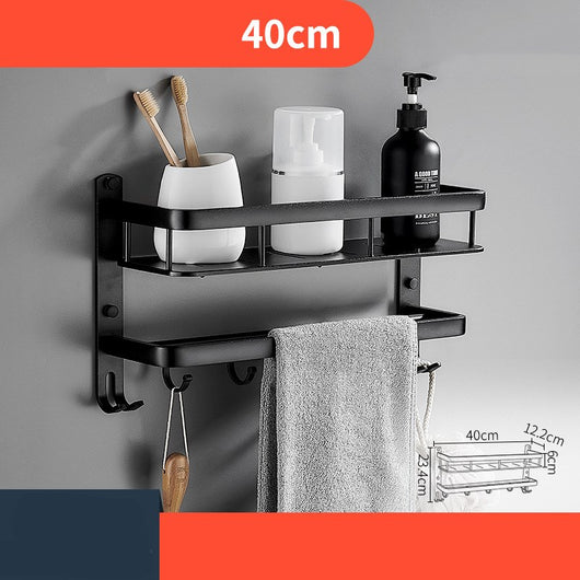 Mueble de Baño Minimalista Nórdico con Estante Multifuncional sin Perforaciones - Image 6