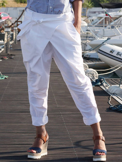 Pantalones Elegantes con Moño para Mujer - Image 6