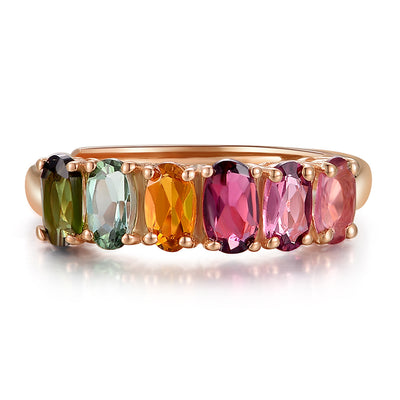 Anillo de Turmalina Multicolor - Image 5