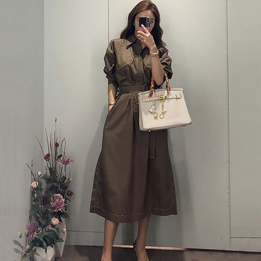 Vestido Elegante Estilo Hong Kong con Temperamento Frío - Image 18