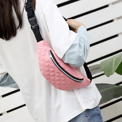 Bolsa de Cintura Nylon de Gran Capacidad Unisex con Correa Diagonal - Image 8