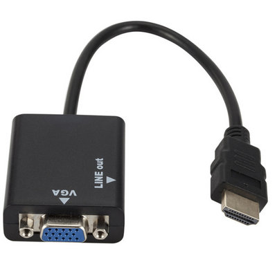 Adaptador HDMI a VGA con Audio - Convertidor de Video Full HD - Image 3