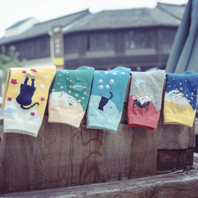 Calcetines Japoneses para Mujer - Colección Fashion Mayorista