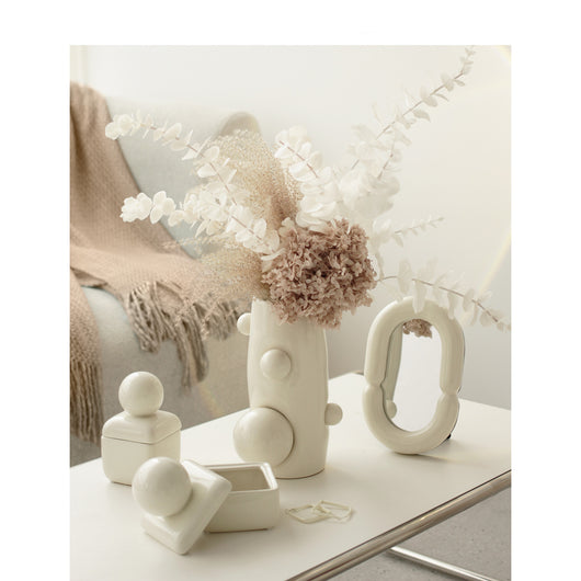 Espejo Decorativo de Cerámica para Escritorio - Diseño Home Fashion - Image 4