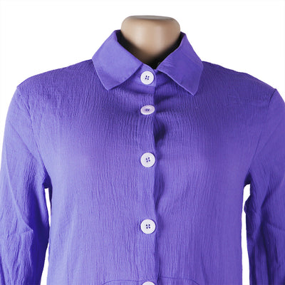 Vestido Camisero Holgado Mujer Color Liso - Image 17
