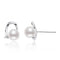 Retro Blanco Drop-shaped Geometric Stud Earrings Blanco