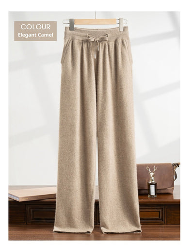 Pantalón de Vestir Elástico Cintura Alta Holgado Pierna Recta - Image 17