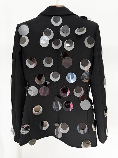 Blazer de Botones con Detalles de Lentejuelas - Image 11