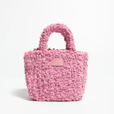 Bolso Cuadrado Pequeño en Lana de Cordero - Image 21
