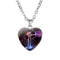 Women's Zodiac Heart Pendant Necklace Sagittarius