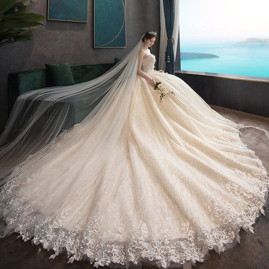 Vestido de Novia Sasen Ligero para Salidas - Image 3