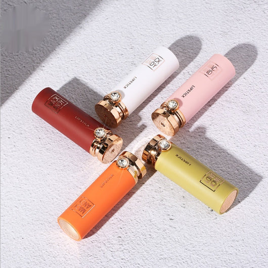 Kit de 5 Labiales Macaron Diamond Velvet - Colores Intensos y Larga Duración - Image 3