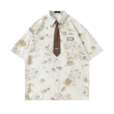 Camisa Tie-Dye Camuflaje con Tinta Splash para Hombre - Image 8