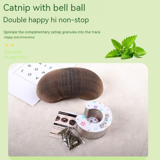 Rascador Magnético para Gatos con Cartón Corrugado Intercambiable - Image 12