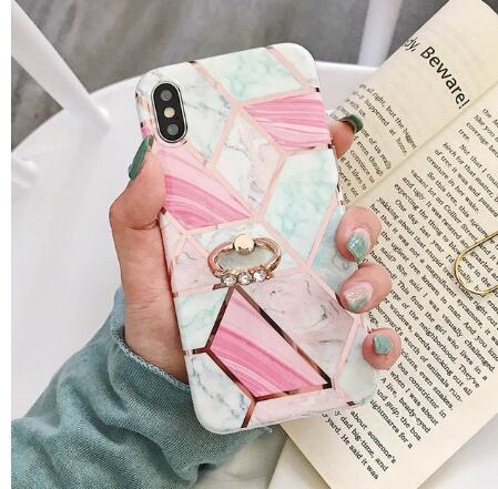 Funda de Silicona Marmolada Compatible con Apple - Image 18