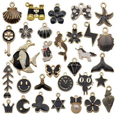 Colección de 31 Juegos de Colgantes de Aleación con Efecto Gota - Image 14