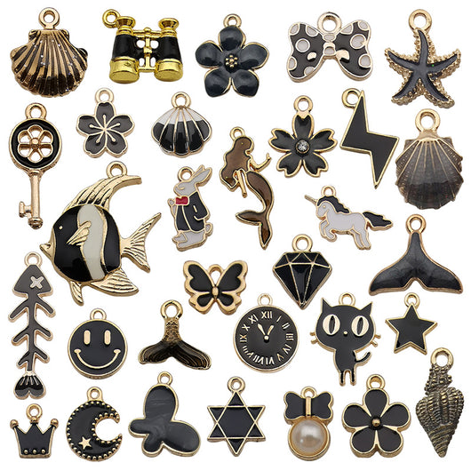 Colección de 31 Juegos de Colgantes de Aleación con Efecto Gota - Image 14