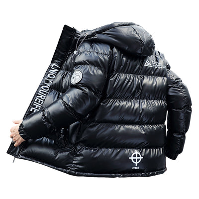 Chamarra Acolchada Brillante para Hombre - Image 3