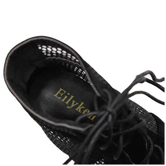 Tacones Altos Elegantes con Cordones para Mujer - Image 11