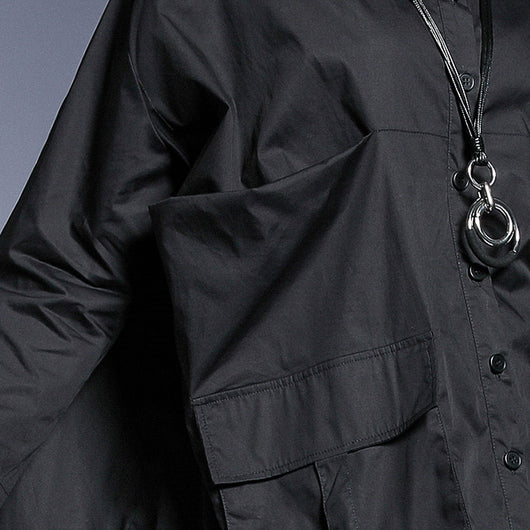 Camisa Holgada con Bolsillos Grandes y Costuras Reforzadas - Image 2