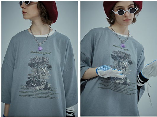 Playera Holgada Man Yinshan Tide - Comodidad Urbana - Image 3