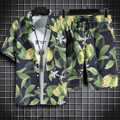 Conjunto de Camisa y Shorts Casuales para Hombre - Image 13