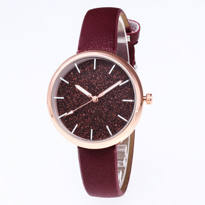 Reloj Romántico Cielo Estrellado para Mujer - Acero Dorado Rosa con Cristales - Image 12