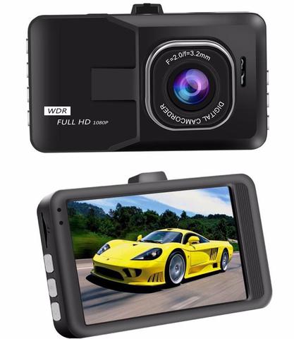 Cámara DVR para Auto 1080P Full HD con Visión Nocturna y Ángulo Ultra Amplio 140°