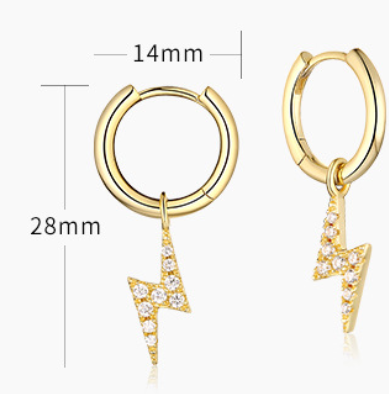 Aretes Relámpago Nube - Image 7