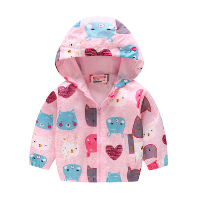 Chaqueta con Capucha y Estampado Moderno - Image 7