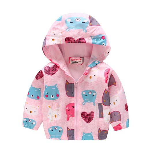 Chaqueta con Capucha y Estampado Moderno - Image 7