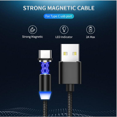 Cable de Carga Magnético LED Compatible con Apple 1m - Image 4