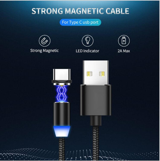 Cable de Carga Magnético LED Compatible con Apple 1m - Image 4