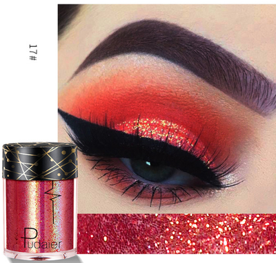 Paleta de Sombras Shimmer Pudaier 3.5G - Maquillaje Profesional con Acabado Mate y Brillante - Image 17