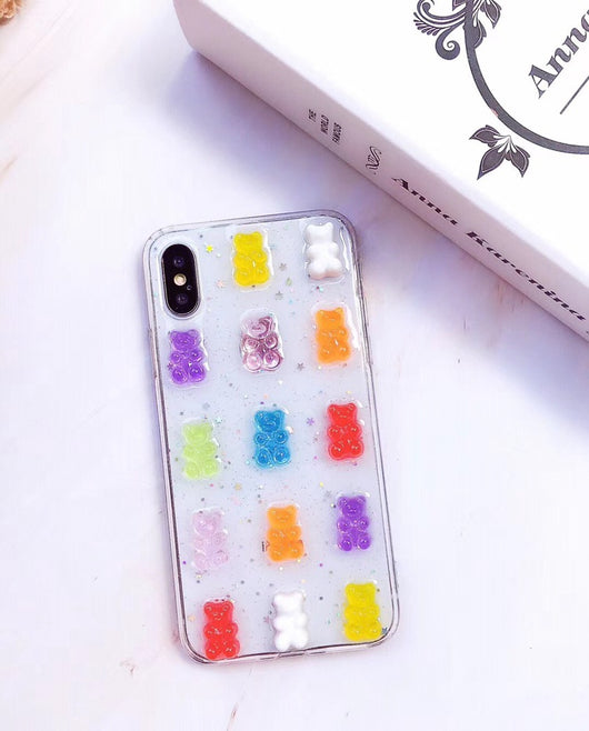 Funda Protectora Ositos Candy para iPhone 7 8 Plus - Carcasa Suave de Epoxi - Image 2