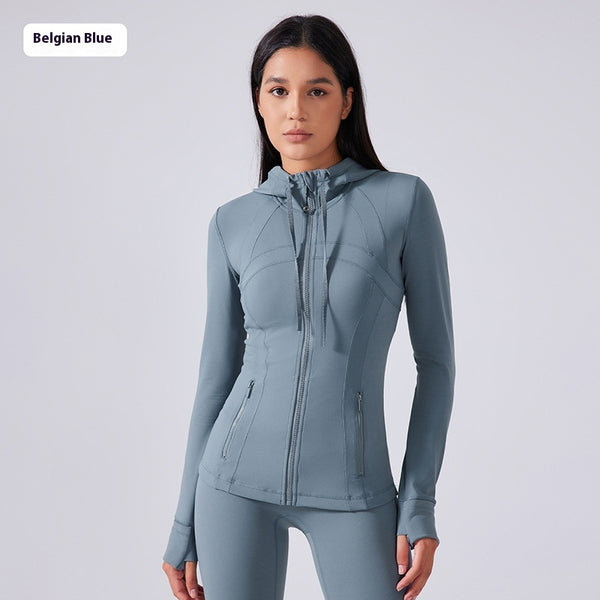 Sudadera Deportiva Mujer con Capucha - Efecto Reductor y Silueta Estilizada - Image 4