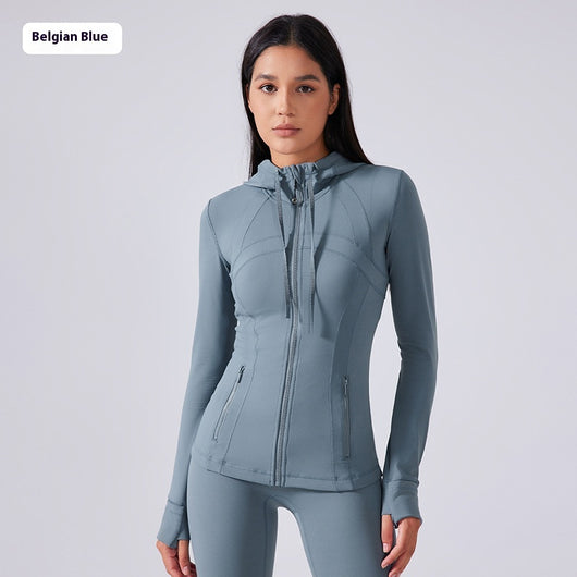 Sudadera Deportiva Mujer con Capucha - Efecto Reductor y Silueta Estilizada - Image 4