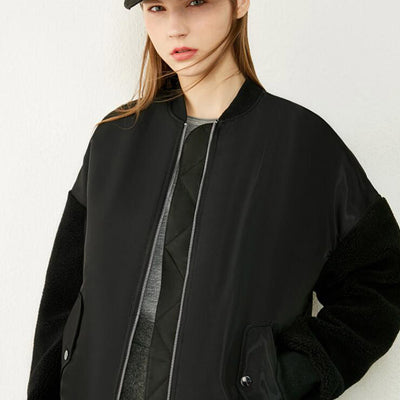 Chaqueta Acolchada Suelta Estilo Béisbol para Invierno - Image 12