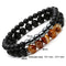 Pulsera de Piedra Natural con Cuentas Mantra - Brazalete Buddha para Hombre y Mujer