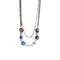 Collar de Perlas de Agua Dulce con Flores Coloridas