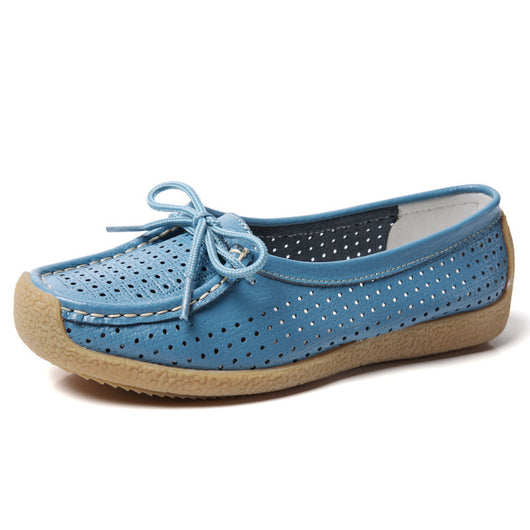 Zapatos Planos Cómodos para Mujer con Suela Blanda y Diseño Hueco - Image 8